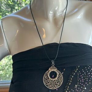 Silver vintage pendent
